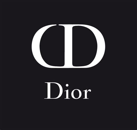 christian Dior logo white